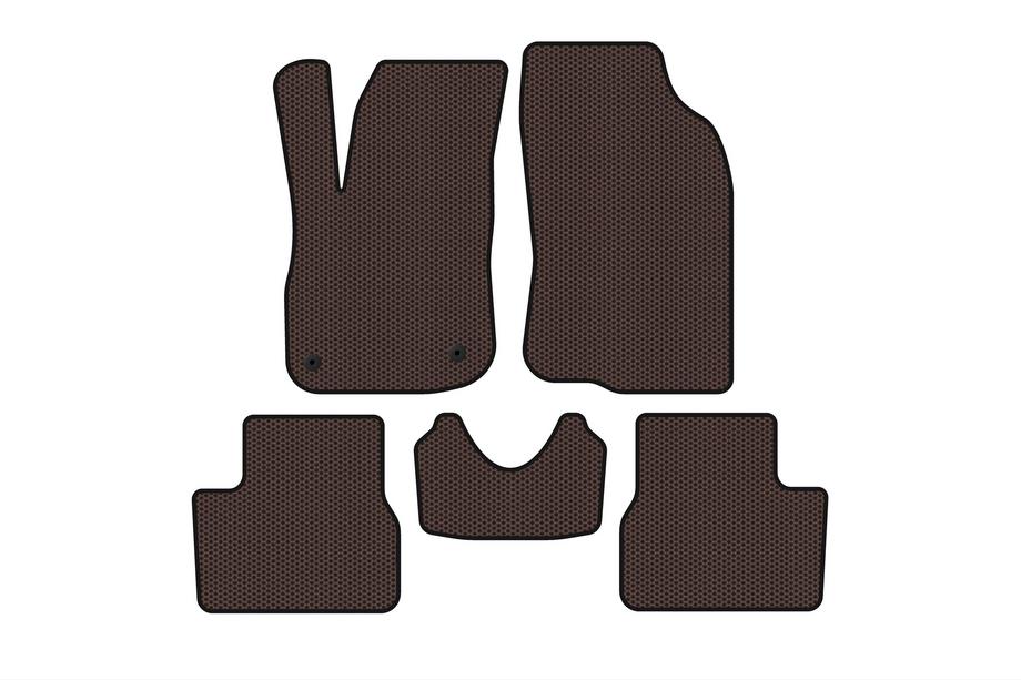 Peugeot 2008 2013–2019 Gummimåtter Carsuit (Brun) Image
