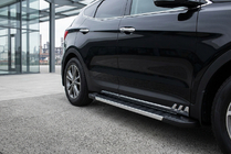 Hyundai Santa Fe 3 2012–2018 RedLine V1 sidestrin (2 stk., aluminium) foto 1