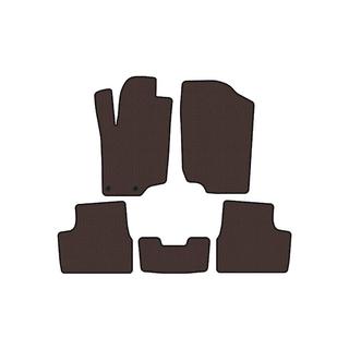 Gummimåtter Carsuit (HB, 5-dørs, brun) Peugeot 207 2006–2014 foto 1