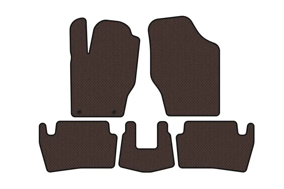 Peugeot 307 2001–2008 Gummimåtter Carsuit (2001-2005, HB, 5-dørs, brun) Foto 1