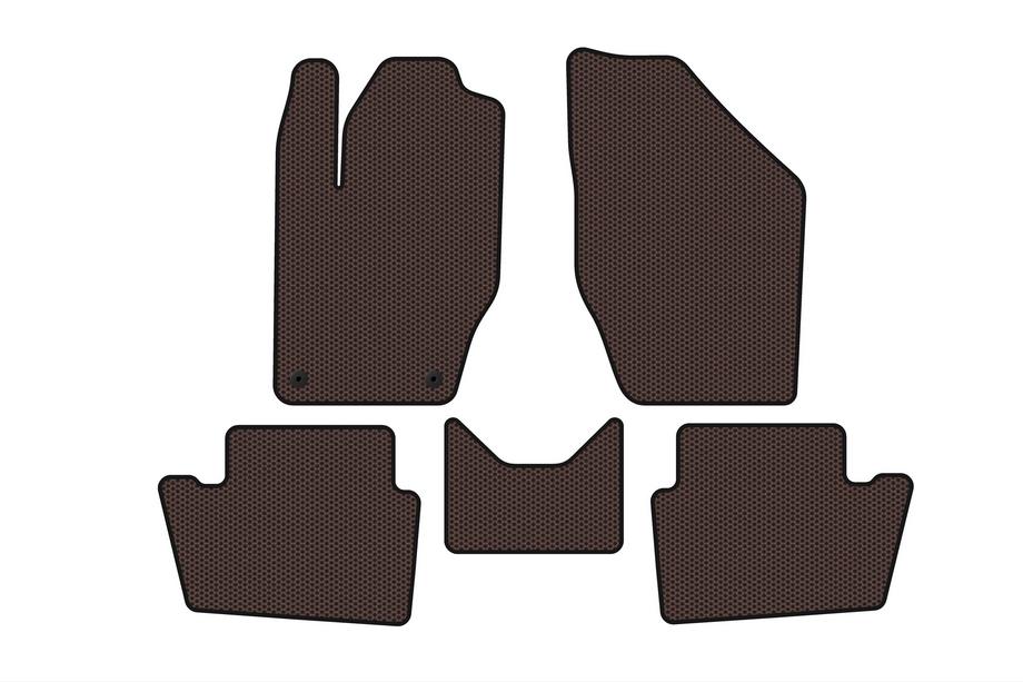 Peugeot 408 2010–2018 Gummimåtter Carsuit (Brun) Foto 1