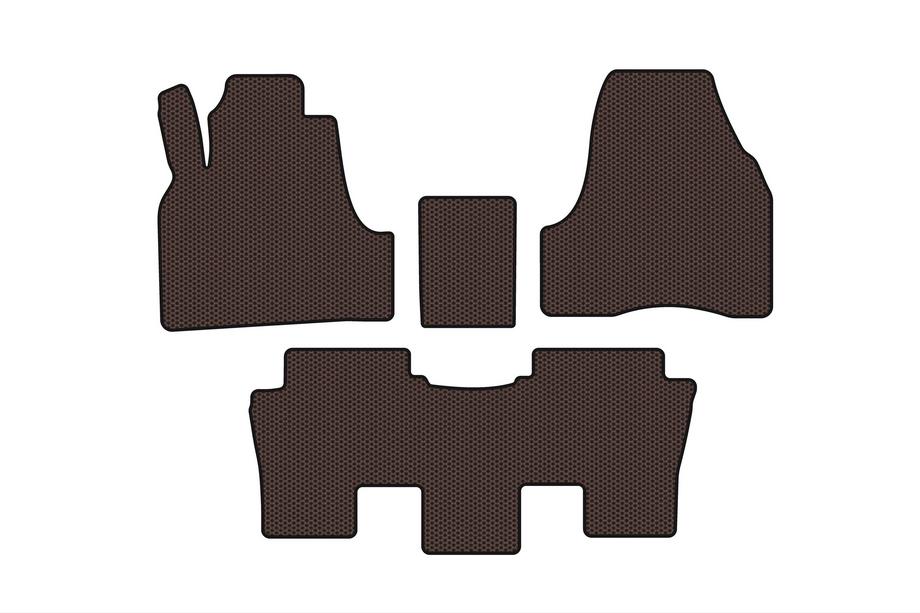 Peugeot 807 2002–2014 Gummimåtter Carsuit (Brun) Image