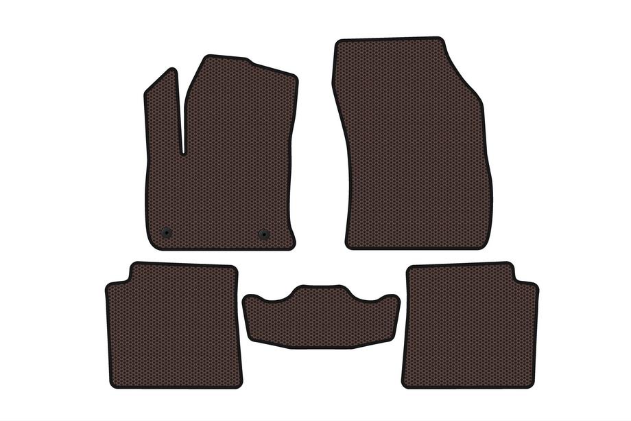 Peugeot 2008 2019– Gummigulvmåtter Carsuit V1 (Electro, brun) Image