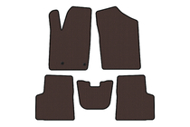 Peugeot Partner 1996–2008 Gummimåtter Carsuit (Brun) foto 1