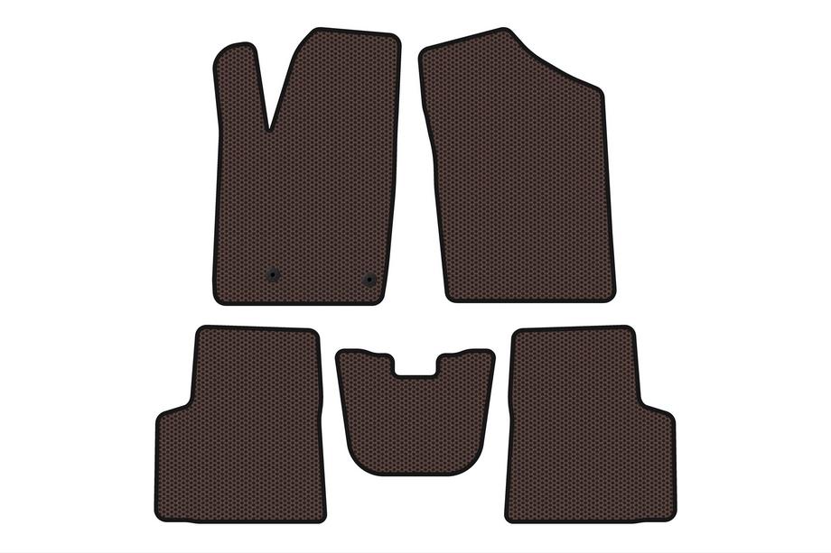 Peugeot Partner 1996–2008 Gummimåtter Carsuit (Brun) Image