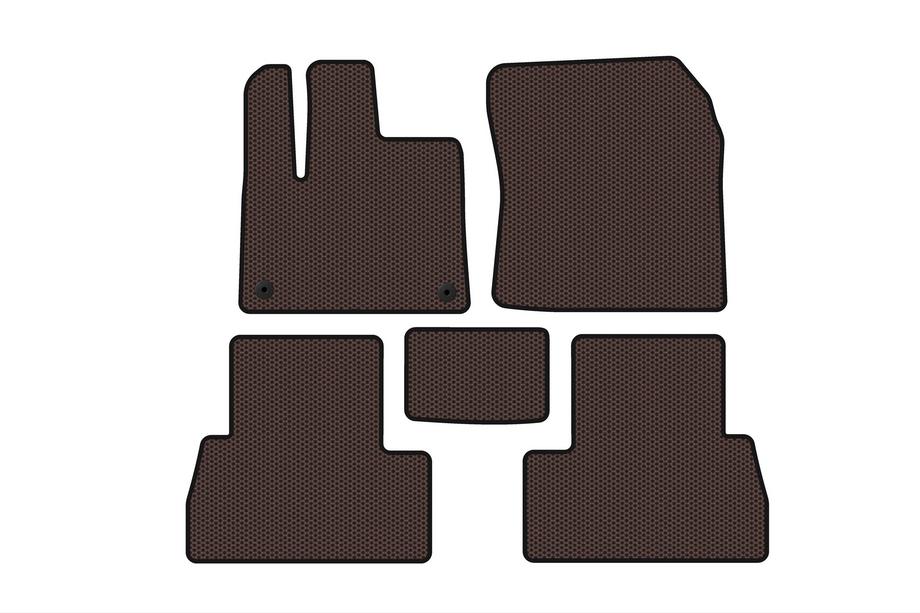 Peugeot Partner/Rifter 2019– Gummimåtter Carsuit (lang akselafstand, brun) Image