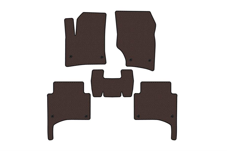 Porsche Cayenne 2003–2010 Gummimåtter Carsuit (Brun) Image