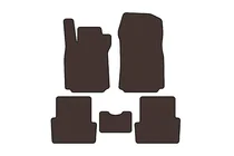 Renault Modus 2005–2012 Gummimåtter Carsuit (Brun) foto 1