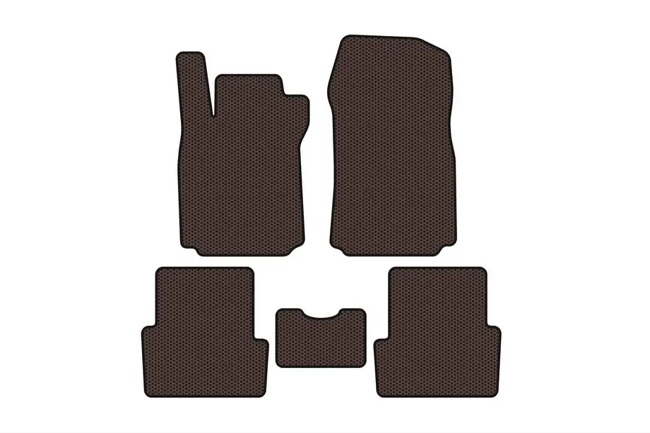 Renault Modus 2005–2012 Gummimåtter Carsuit (Brun) Image