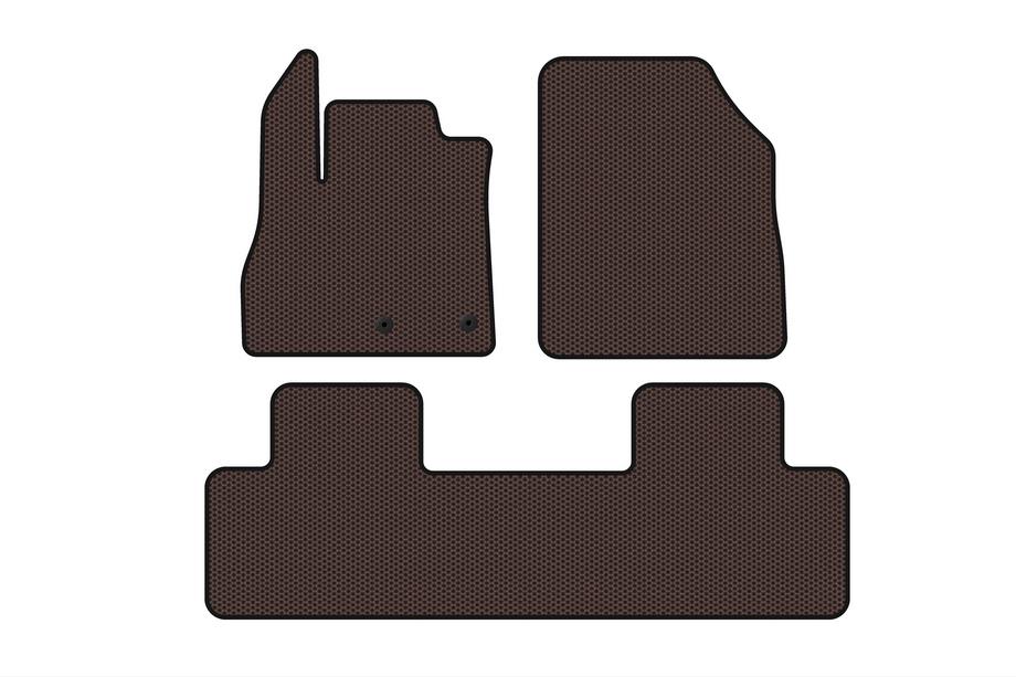 Renault Scenic/Grand 2016–2025 Gummimåtter Carsuit (5-personers, brun) Image