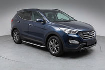 Hyundai Santa Fe 3 2012–2018 Maydos V1 sidetrin (2 stk., aluminium ↗ rustfrit stål) foto 1