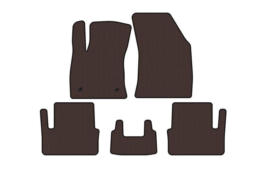 Renault Megane IV 2016–2025 Gummimåtter Carsuit (HB, brun) Image