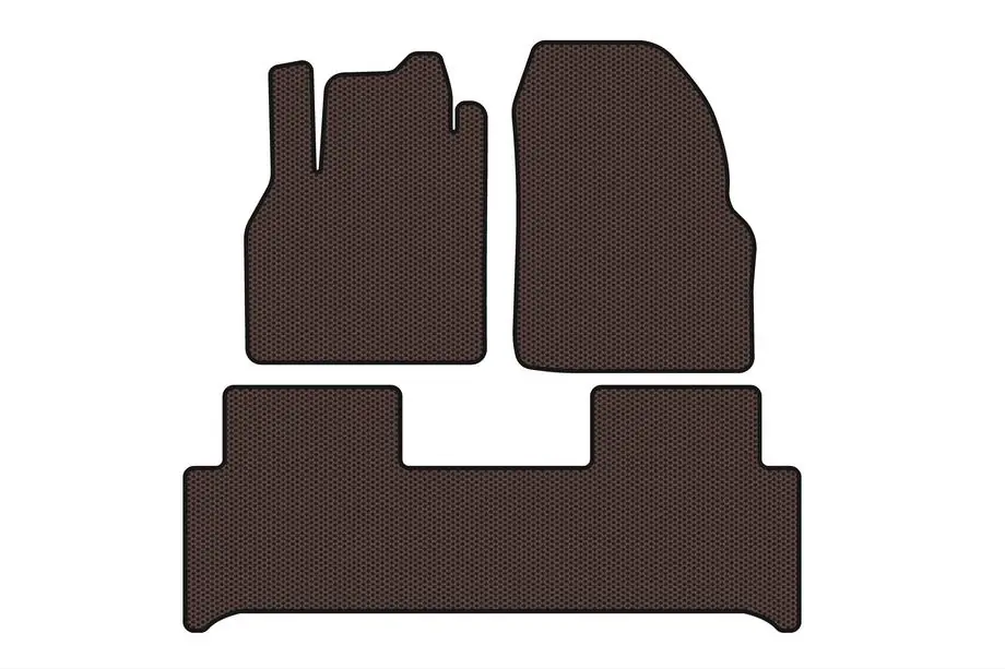 Renault Scenic/Grand 2003–2009 Gummimåtter Carsuit (Brun) Image
