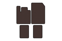 Renault Twingo 2007–2014 Gummimåtter Carsuit (Brun) foto 1