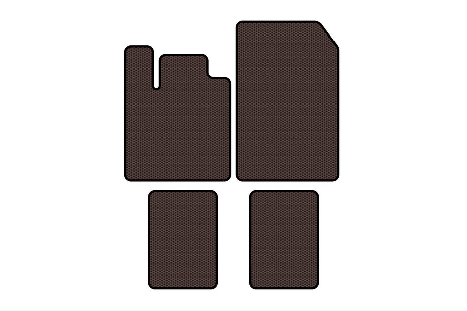Renault Twingo 2007–2014 Gummimåtter Carsuit (Brun) Image