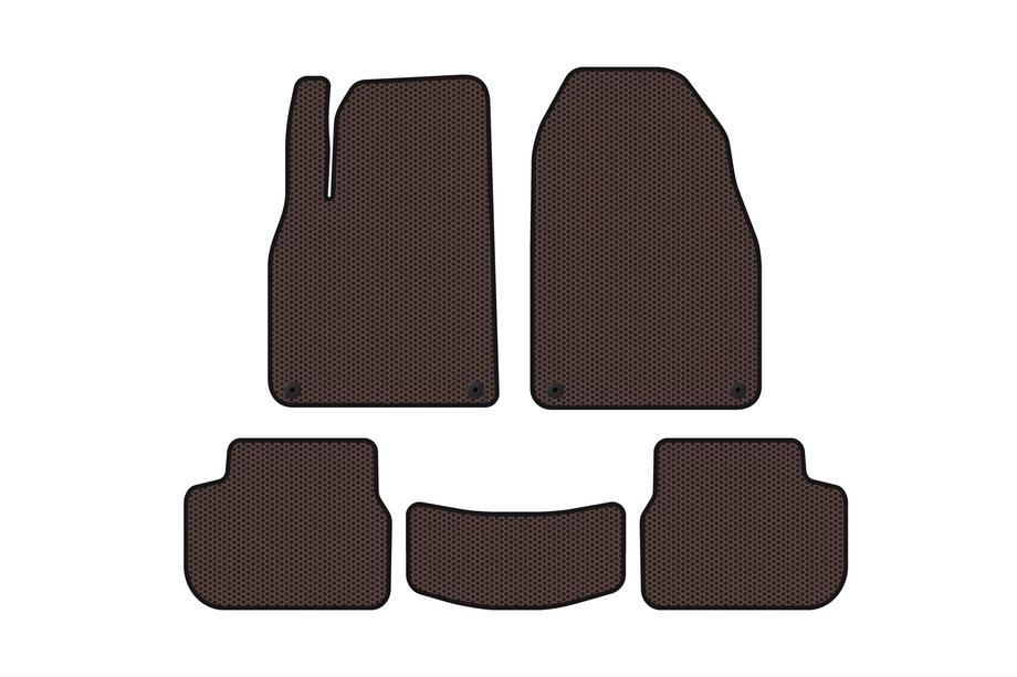 Saab 9-3 2002–2014 Gummimåtter Carsuit (Brun) Image