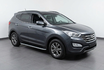Hyundai Santa Fe 3 2012–2018 Sidetrin Tayga Grey (2 stk., aluminium) foto 1