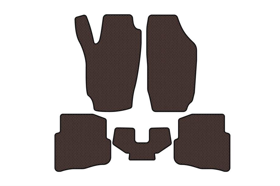 Seat Ibiza 2002–2009 Gummimåtter Carsuit (Brun) Image