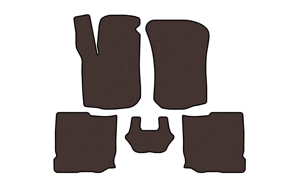 Seat Leon 1999–2005 Gummimåtter Carsuit (HB, 5-dørs, brun) Image