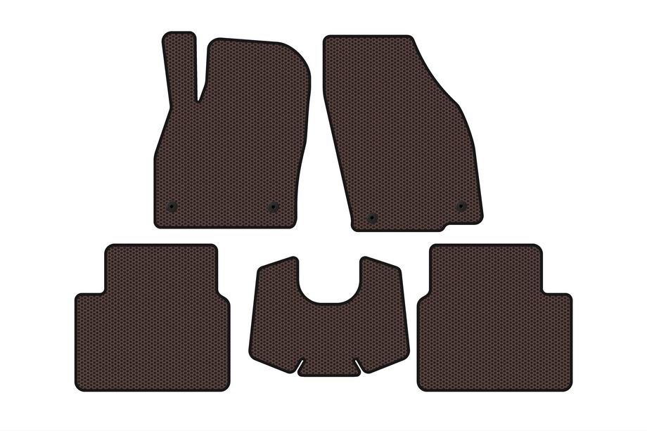 Skoda Kamiq 2019– Gummimåtter Carsuit (automatgear, brun) Image
