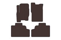 SsangYong Korando 1997–2006 Gummimåtter Carsuit (Brun) foto 1
