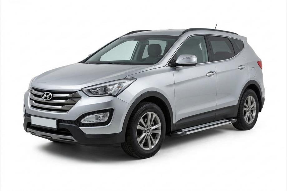 Hyundai Santa Fe 3 2012–2018 Sidetrin Rainbow (2 stk., aluminium) Image