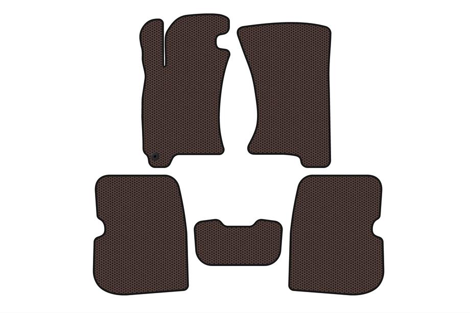 Subaru Forester 1997–2002 Gummimåtter Carsuit (Brun) Image
