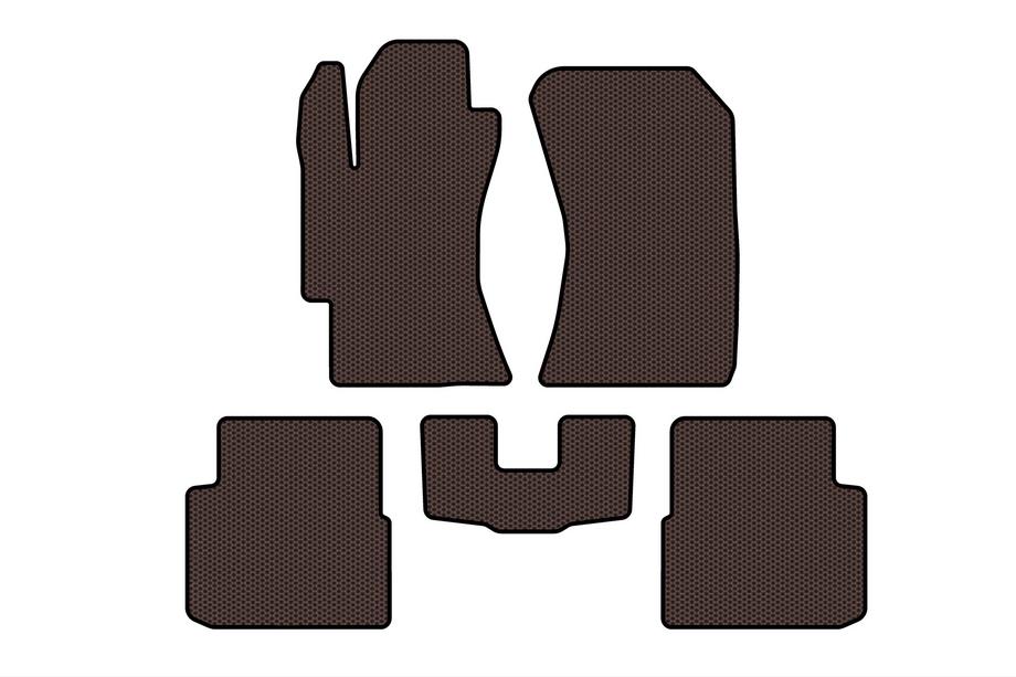 Subaru Impreza 2007–2011 Gummimåtter Carsuit (HB, brun) Image