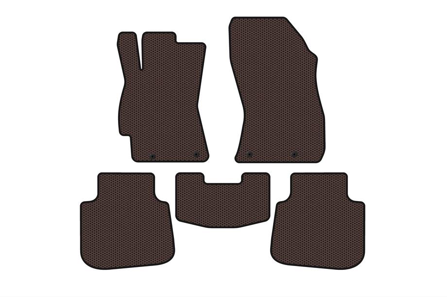 Subaru Legacy 2014–2019 Gummimåtter Carsuit (SD, Legacy BN, brun) Image