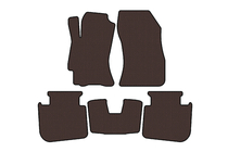 Subaru Legacy 2009–2014 Gummimåtter Carsuit (2009-2013, SD, brun) foto 1