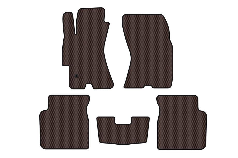Subaru Outback 2005–2009 Gummimåtter Carsuit (Brun) Image