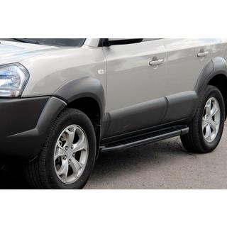 Sidetrin Allmond Black (2 stk., aluminium) foto 1
