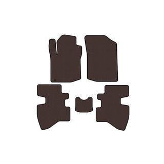 Gummimåtter Carsuit (2007-2009, HB, 3-dørs, brun) Toyota Aygo 2007–2014 foto 1