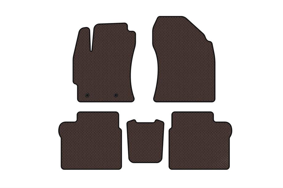 Toyota Corolla 2013–2019 Gummimåtter Carsuit (2016-2019, SD, brun) Image