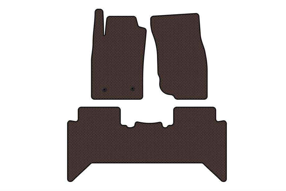 Toyota Hilux 2006–2015 Gummimåtter Carsuit V2 (Brun) Image