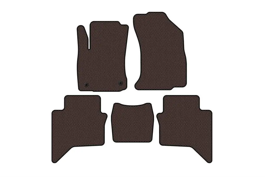 Toyota Hilux 2015– Gummimåtter Carsuit (Brun) Image