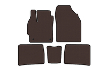 Toyota Prius 2009–2015 Gummimåtter Carsuit (LB, brun) foto 1