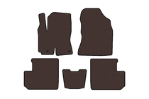 Toyota Rav 4 2001–2005 Gummimåtter Carsuit (Brun) foto 1