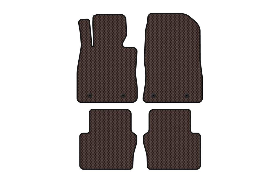 Toyota Yaris 2010–2020 Gummimåtter Carsuit (Electro, 2017-2020, SD, brun) Image