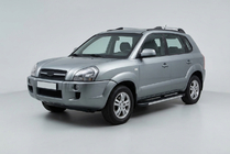Hyundai Tucson JM 2004– Duru sidetrin (2 stk., aluminium) foto 1
