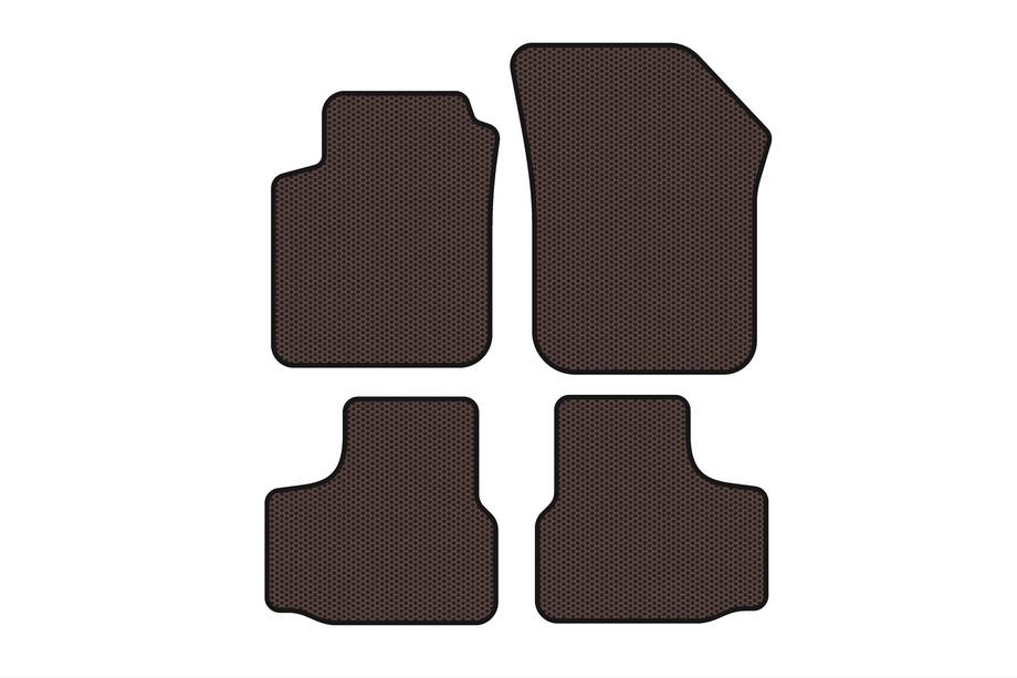 Volkswagen UP 2011–2023 Gummimåtter Carsuit (Brun) Image