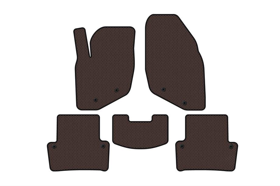 Volvo XC70 2000–2007 Gummimåtter Carsuit (Brun) Image