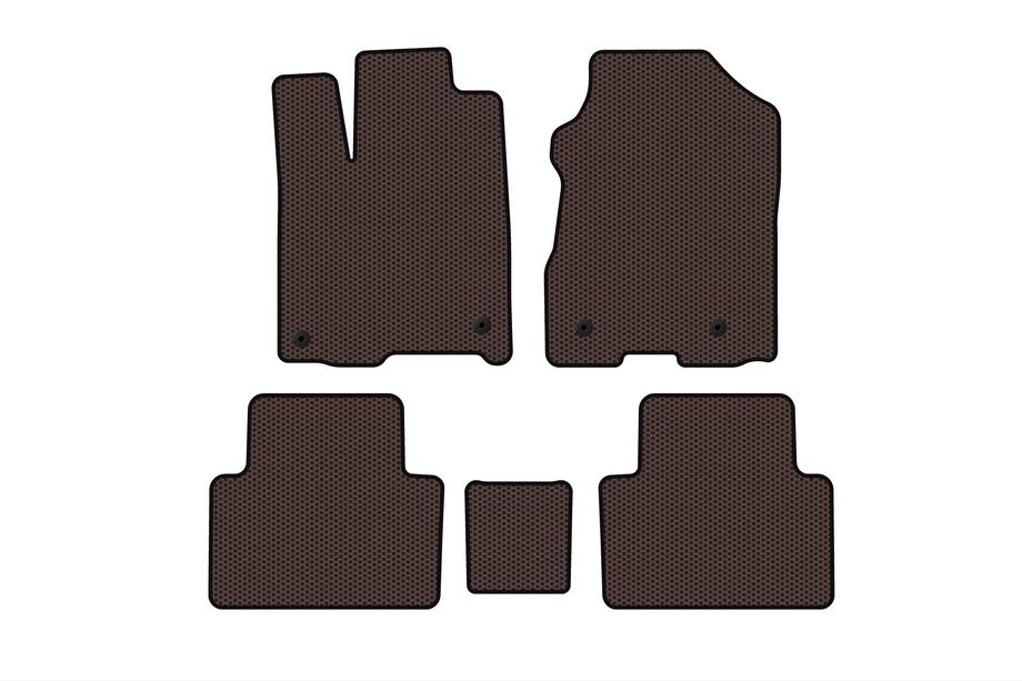 Acura RDX 2012–2018 Gummimåtter Carsuit (Brun) Image