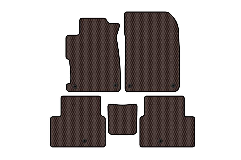 Acura ILX 2012–2022 Gummimåtter Carsuit (2012-2015, brun) Image