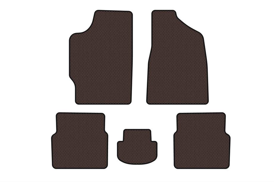 Audi 80 1978–1986 Gummimåtter Carsuit (Sedan, brun) Foto 1