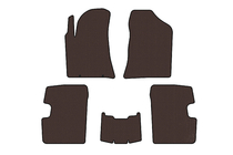 BYD F3 2013–2015 Gummimåtter Carsuit (SD, brun) foto 1