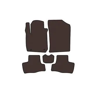 Gummimåtter Carsuit (Brun)