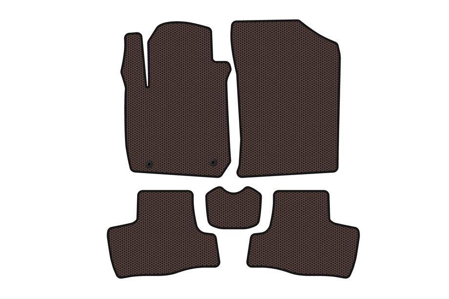 BYD F0 2008–2014 Gummimåtter Carsuit (Brun) Foto 1