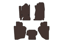 Chevrolet Silverado 2013–2019 Gummimåtter Carsuit (Brun) foto 1
