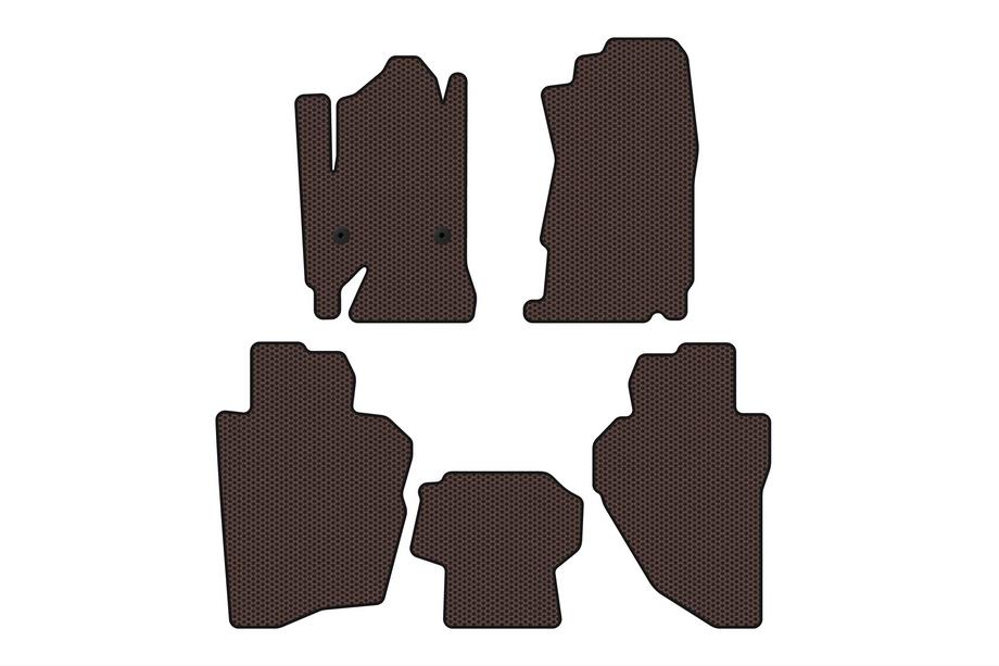 Chevrolet Silverado 2013–2019 Gummimåtter Carsuit (Brun) Image